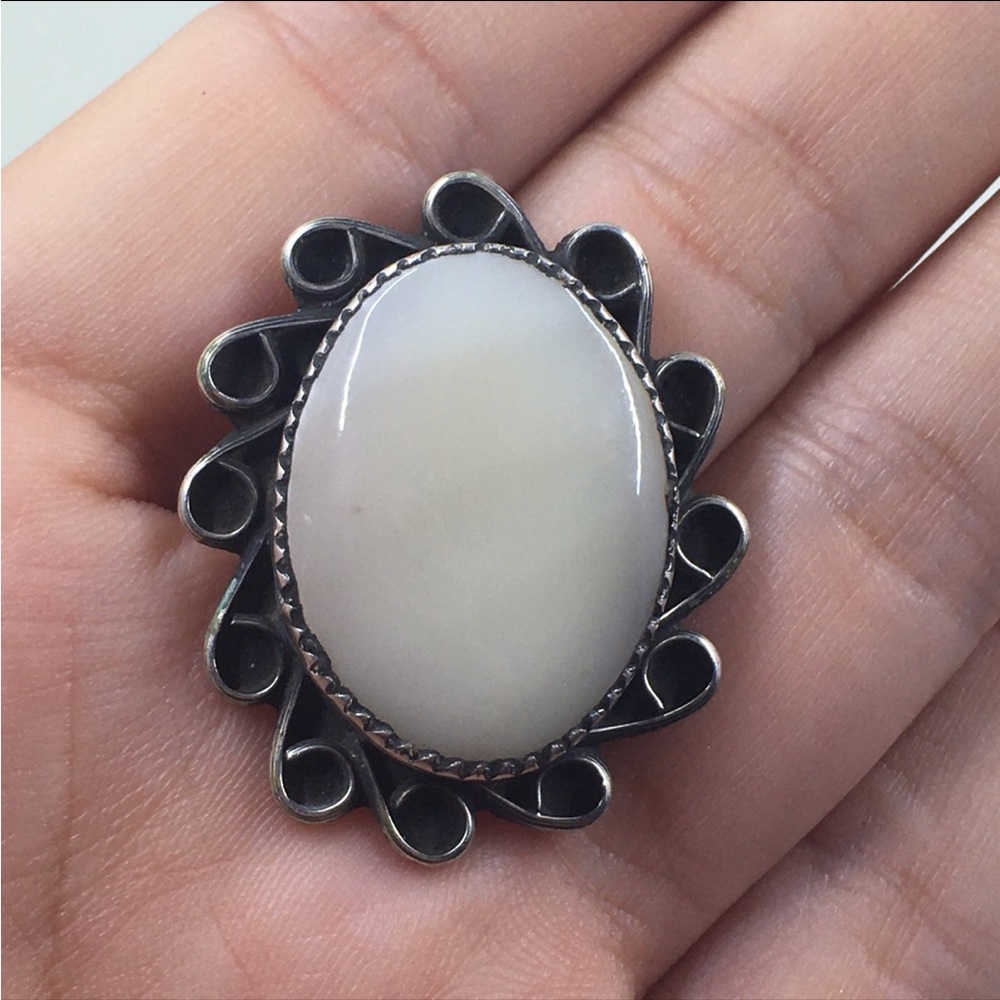 Sterling & MOP Pendant